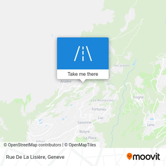 Rue De La Lisière map