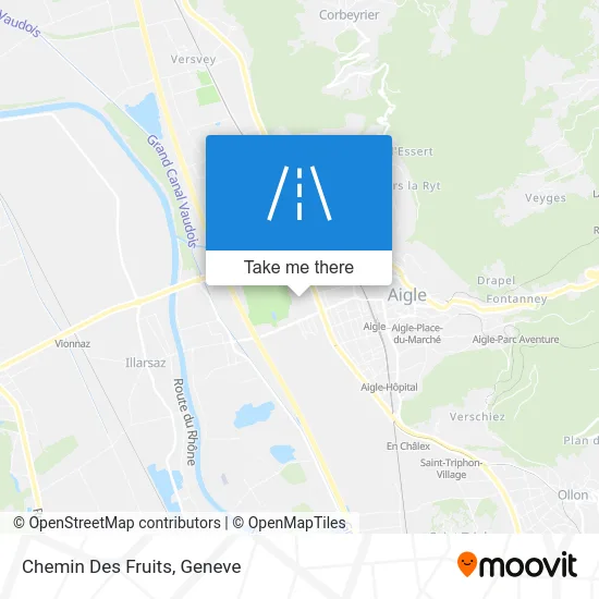Chemin Des Fruits map