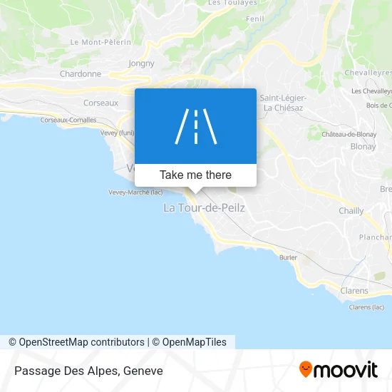 Passage Des Alpes map