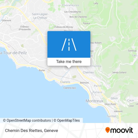 Chemin Des Riettes map