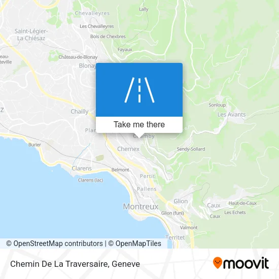 Chemin De La Traversaire map