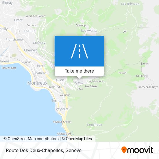 Route Des Deux-Chapelles map