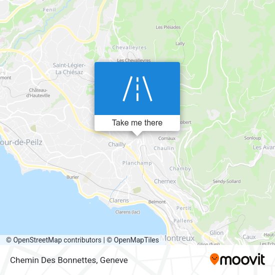 Chemin Des Bonnettes map