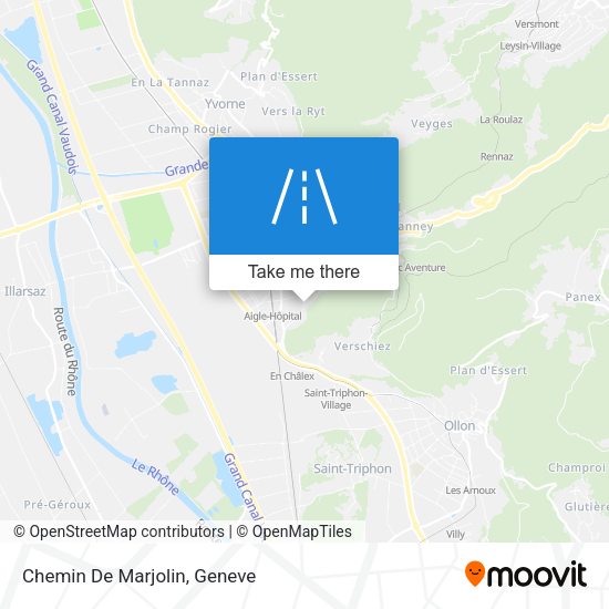 Chemin De Marjolin map