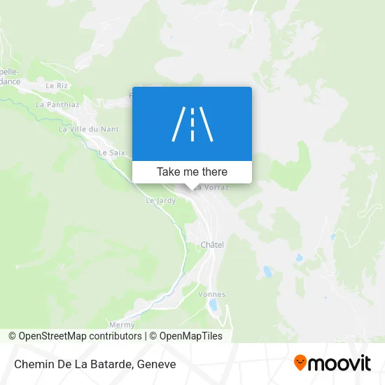 Chemin De La Batarde map