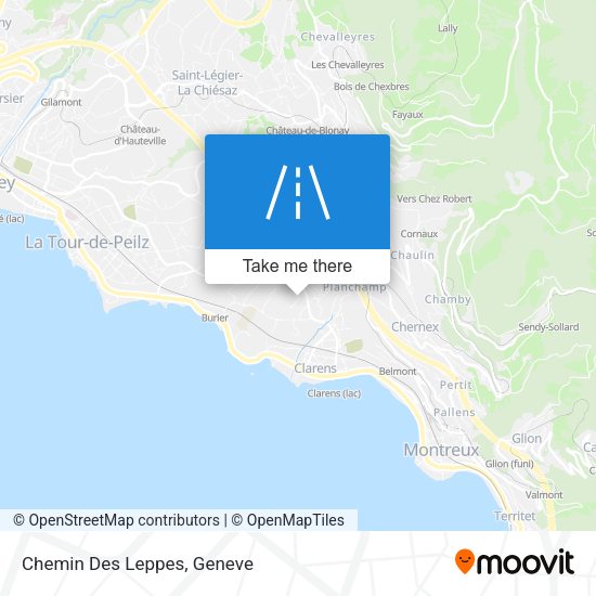 Chemin Des Leppes map