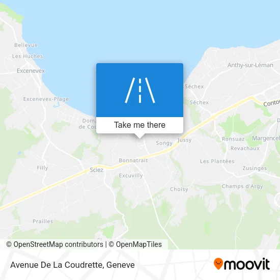 Avenue De La Coudrette map