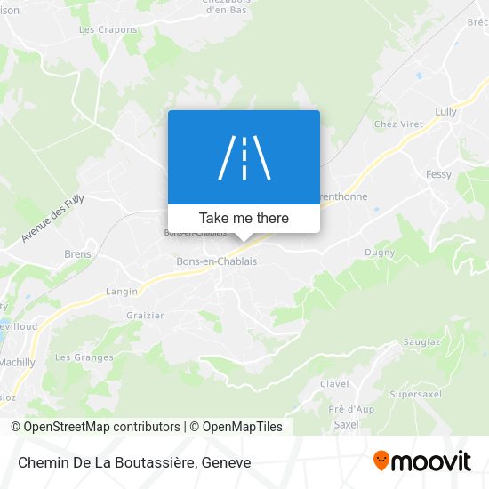 Chemin De La Boutassière map