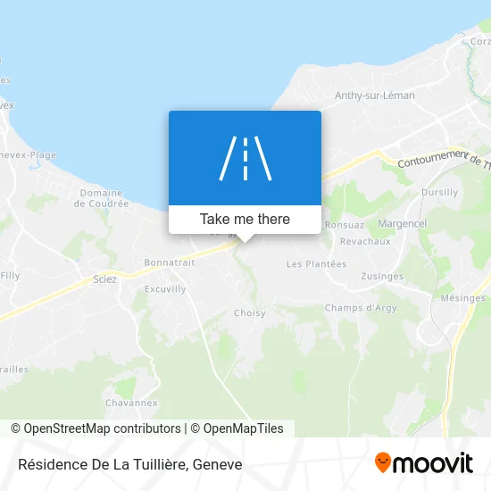 Résidence De La Tuillière map