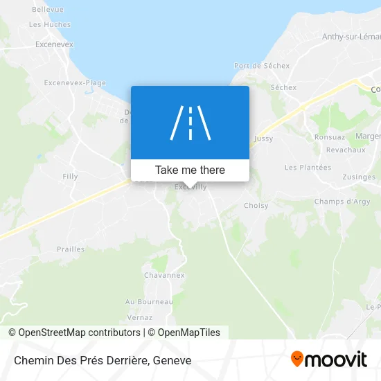 Chemin Des Prés Derrière map