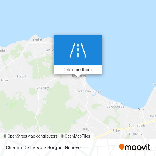 Chemin De La Voie Borgne map