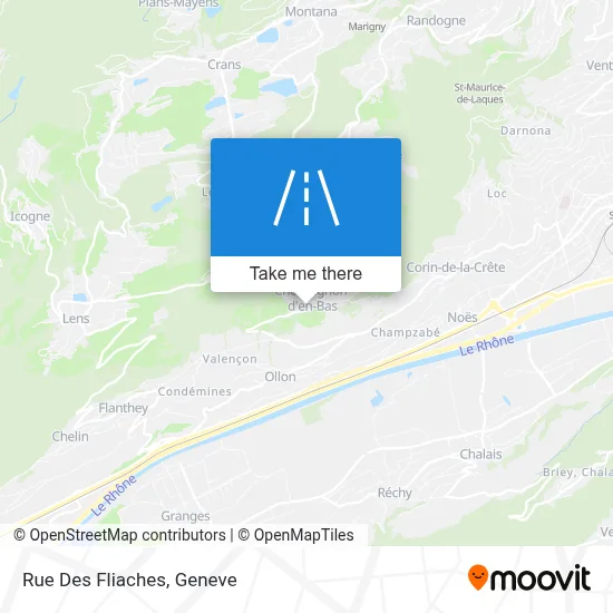 Rue Des Fliaches map