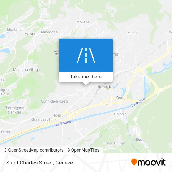 Rue Saint-Charles map