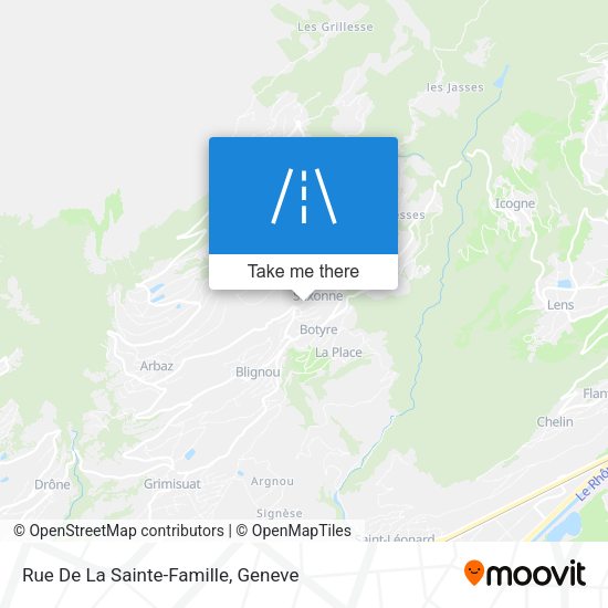 Rue De La Sainte-Famille map