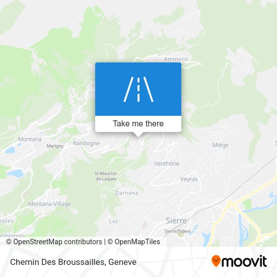 Chemin Des Broussailles map