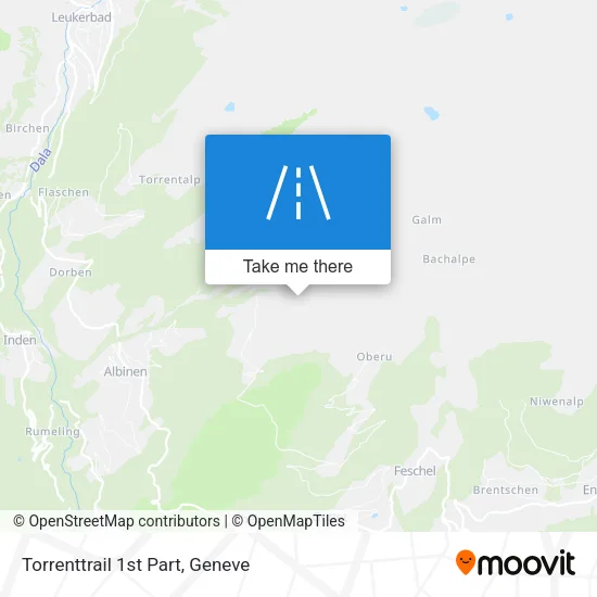 Torrenttrail 1st Part map