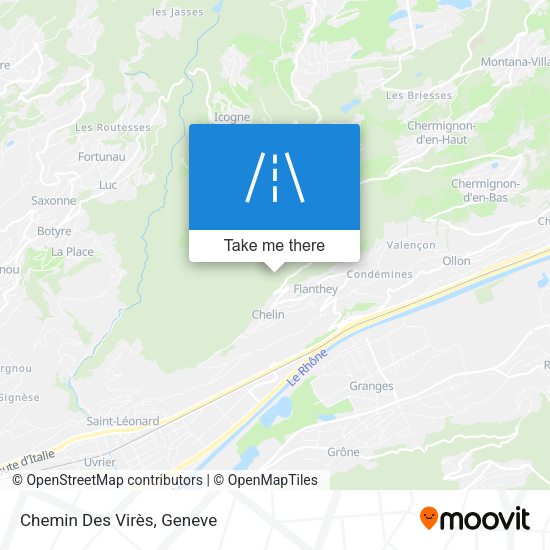 Chemin Des Virès map