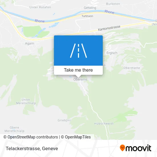 Telackerstrasse map