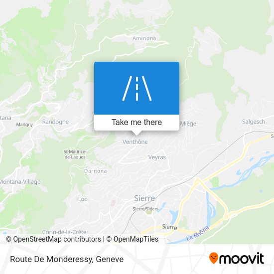 Route De Monderessy map
