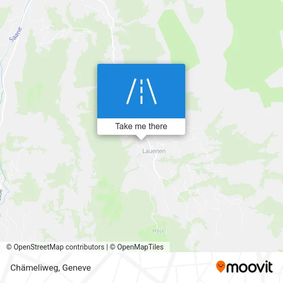 Chämeliweg map