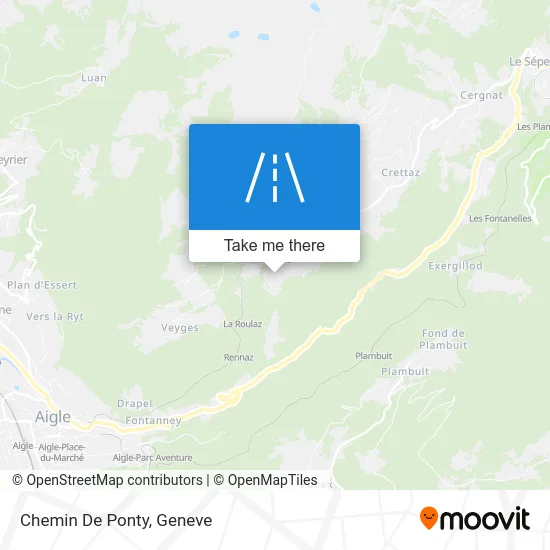 Chemin De Ponty map