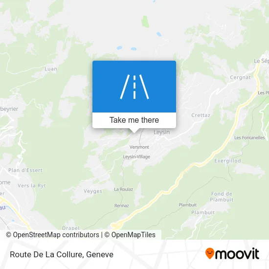 Route De La Collure map