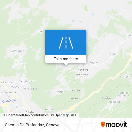 Chemin De Prafandaz map