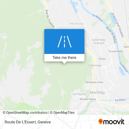 Route De L'Essert map