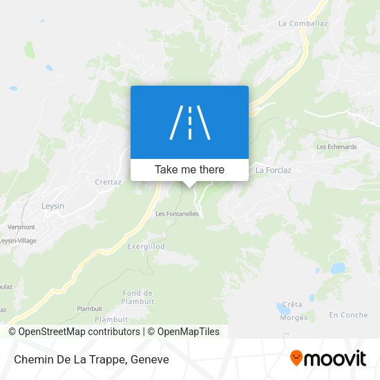 Chemin De La Trappe map