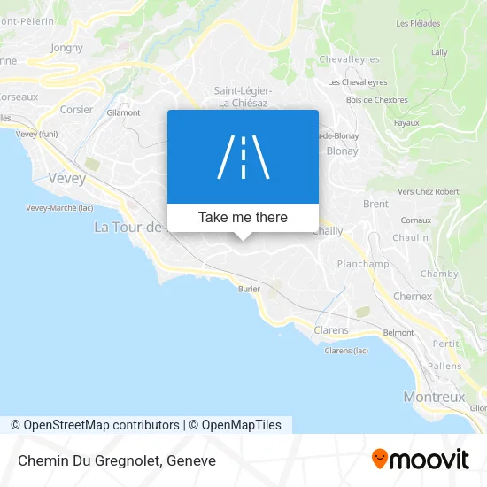 Chemin Du Gregnolet map