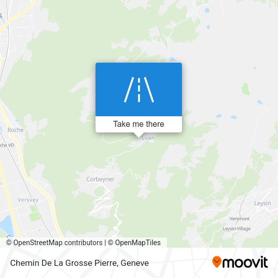 Chemin De La Grosse Pierre map