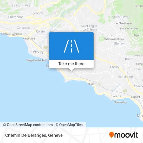 Chemin De Béranges map
