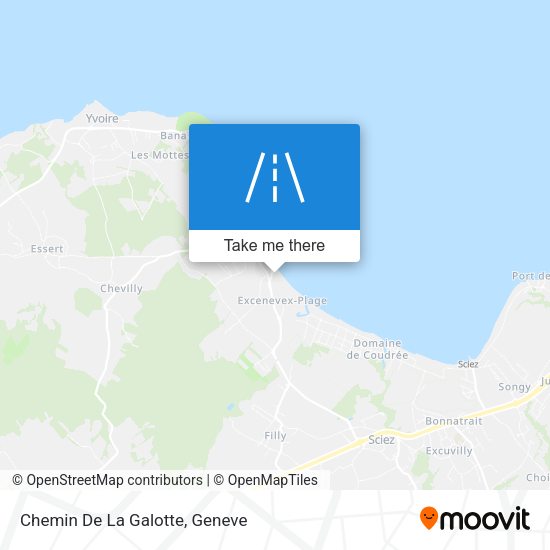 Chemin De La Galotte map