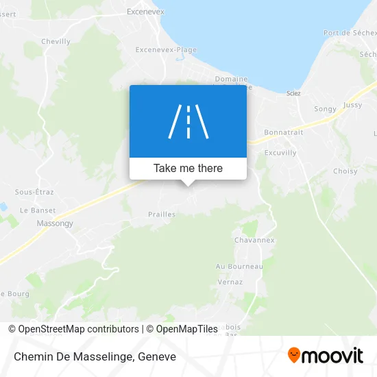 Chemin De Masselinge map