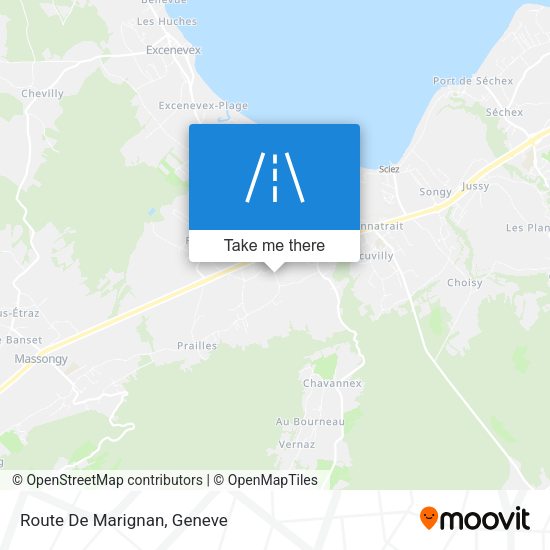Route De Marignan map
