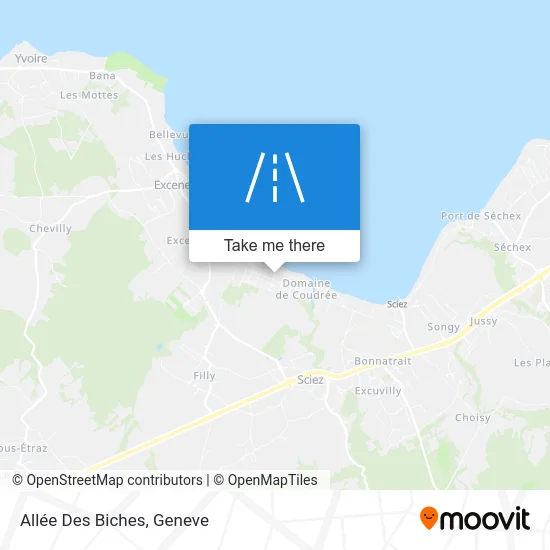 Allée Des Biches map