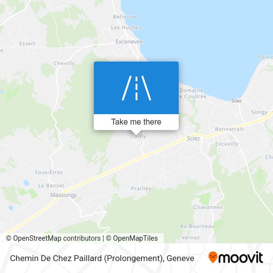 Chemin De Chez Paillard (Prolongement) map