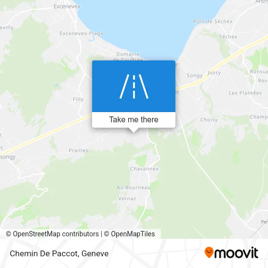 Chemin De Paccot map