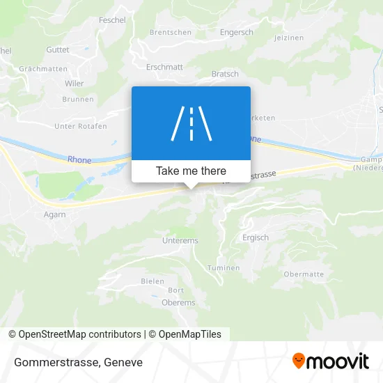 Gommerstrasse plan
