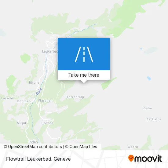 Flowtrail Leukerbad map