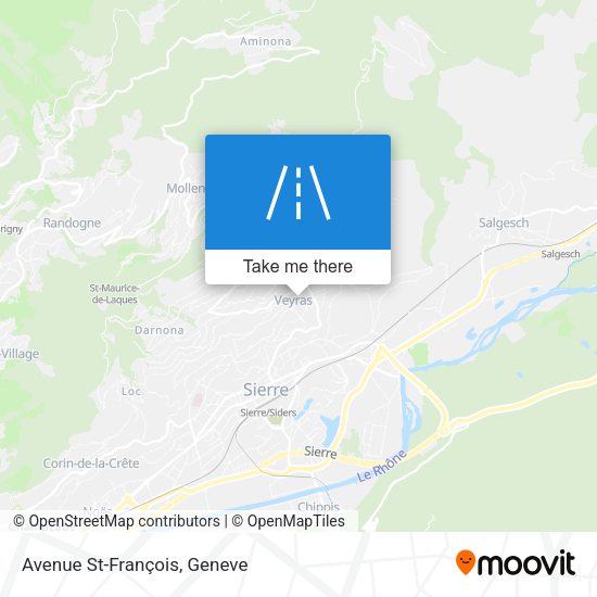 Avenue St-François map