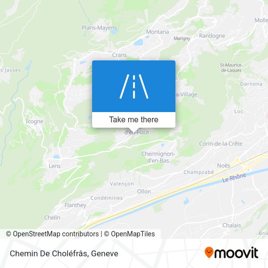 Chemin De Choléfrâs map