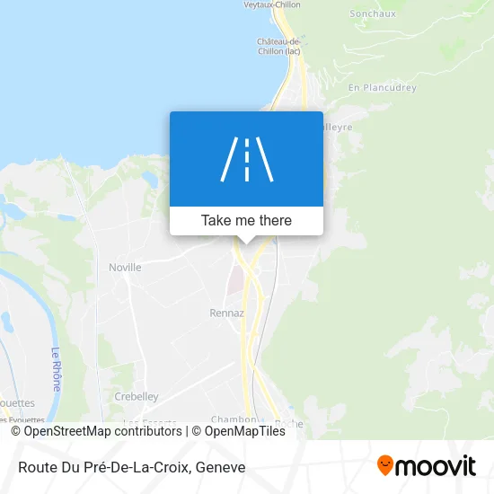 Route Du Pré-De-La-Croix map