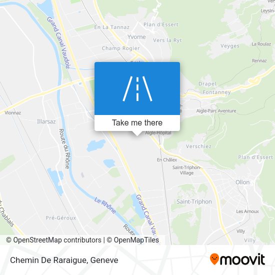 Chemin De Raraigue map