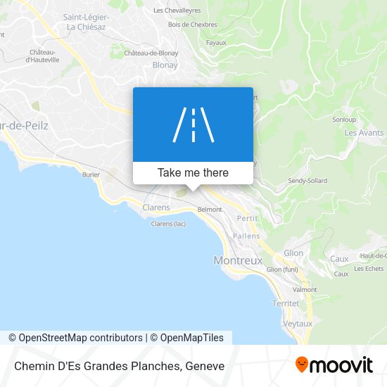 Chemin D'Es Grandes Planches map