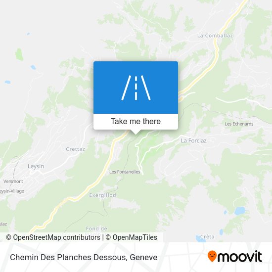 Chemin Des Planches Dessous map