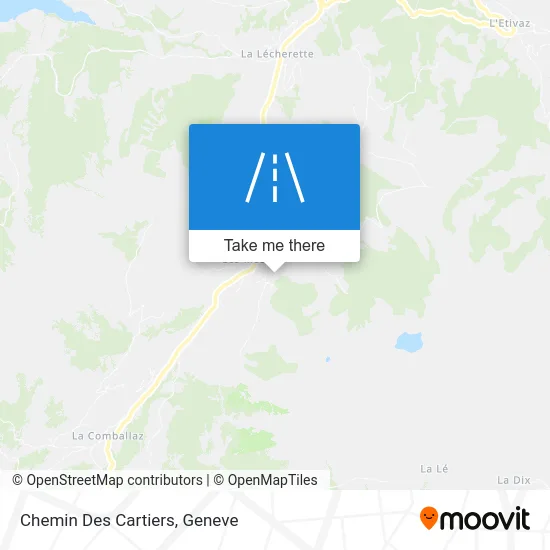 Chemin Des Cartiers map