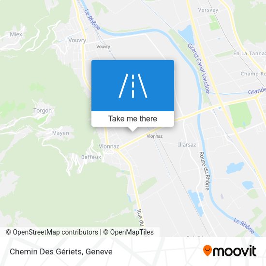 Chemin Des Gériets map