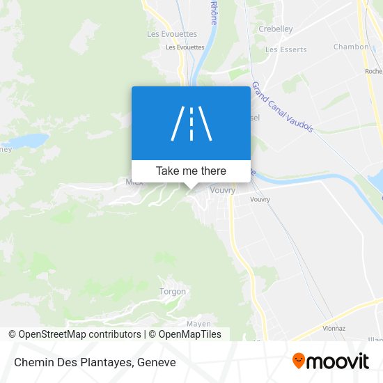 Chemin Des Plantayes map
