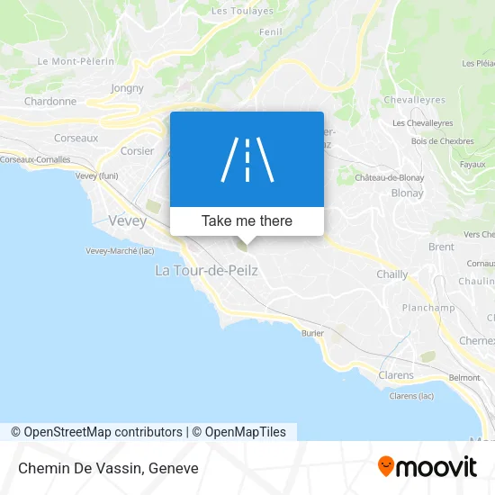 Chemin De Vassin map